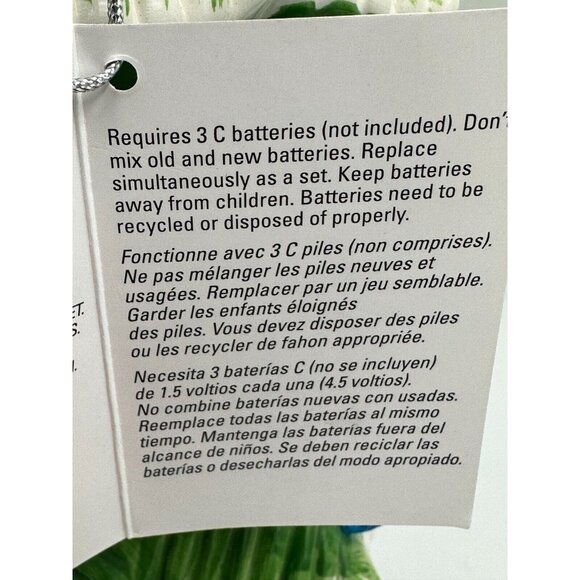 New Pre Lit Ceramic Christmas Tree Tabletop Decor 16" LED Lights Timer Nostalgic - Picture 6 of 9